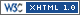 valid xhtml 1.0